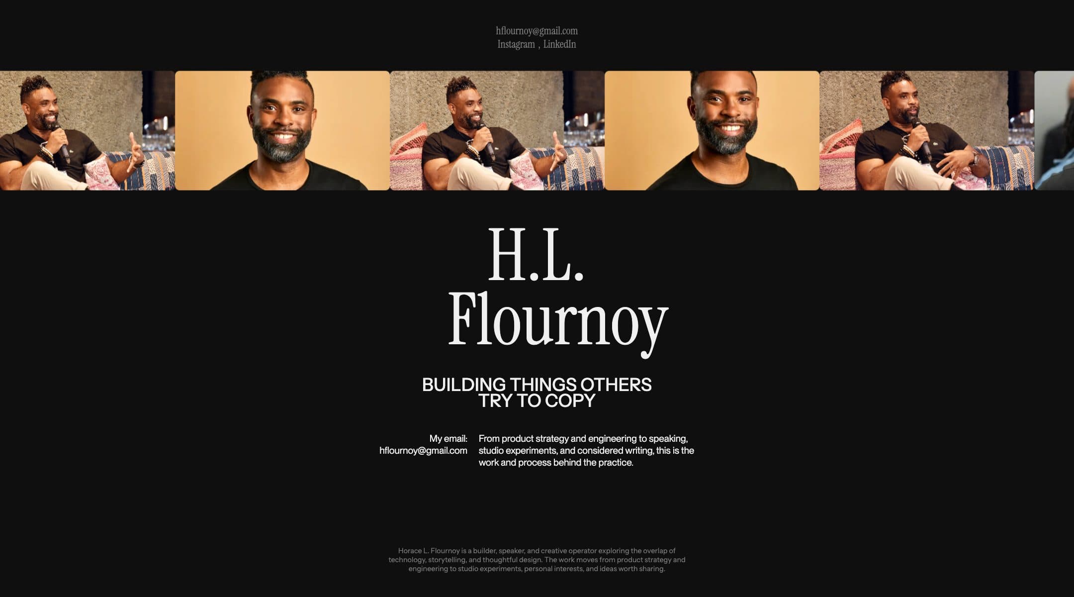 hflournoy.com website preview