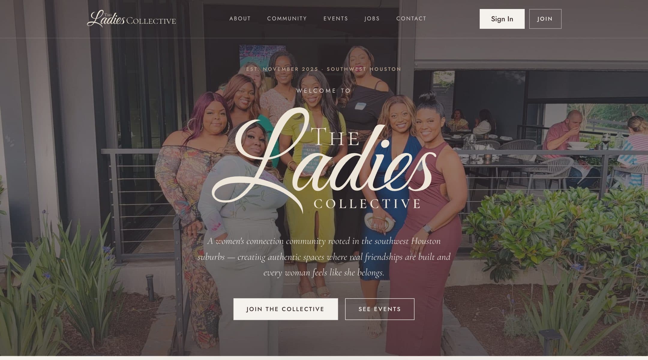 Ladies Collective website preview